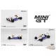 Toleman TG184 No.19 Ayrton Senna 1984 Grand Prix de Monaco 2e place - Mini GT - 1:64 - MGT01118-BL