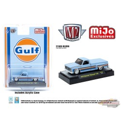 1978 Chevrolet Silverado 30 Custom GULF - Blue - M2 Machine - 1:64 - 31500-MJS86