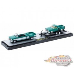 Duo de camions et de remorques Chevy - M2 1/64 - 36000-88 C