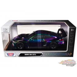 BMW M4 GT3 - Chameleon Chrome - Custom Wrap - Motormax 1/24 - 79094 Passion Diecast