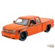 Chevy Silverado Extended Cab 2006 Custom - Metallic Orange - Motormax 1/25 - 79039 MOR Passion Diecast