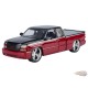 Chevy Silverado Extended Cab 2006 Custom - Red with Black Two-Tone - Motormax 1/25 - 79039 RDBK Passion Diecast