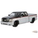 Chevrolet Silverado 2006 Custom à cabine allongée - Argent et noir bicolore - Motormax 1/25 - 79039 SLBK Passion Diecast