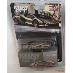 CHASE CAR Lamborghini Sián FKP 37 Presentation - Mini GT - 1:64 - MGT00529GR Passion Diecast