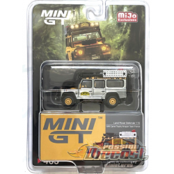 CHASE CAR Land Rover Defender 110 1989 Camel Trophy Amazon Team France - Mini GT - 1:64 - MGT00463GR Passion Diecast