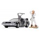 Back to the Future - DeLorean and Doc Brown Figure - Corgi - 1/36 - CC05503