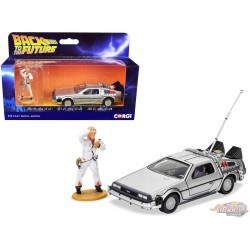 Back to the Future - DeLorean and Doc Brown Figure - Corgi - 1/36 - CC05503 Passion Diecast