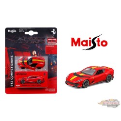 (Preorder) Speed Icons - Ferrari 812 Competizione - Rouge - Maisto 1:64 - 15709 RD