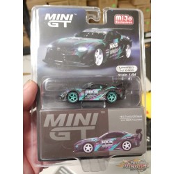 CHASE CAR HKS Toyota GR Supra 2019 SEMA Presentation -  MINI GT 1:64 - Mijo Exclusive - MGT00212GR Passion Diecast 