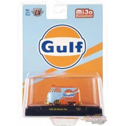 CHASE CAR 1960 Volkswagen Delivery van Custom GULF - Blue - MiJo Exclusives - M2 Machine - 1:64 - 31500-MJS84GR