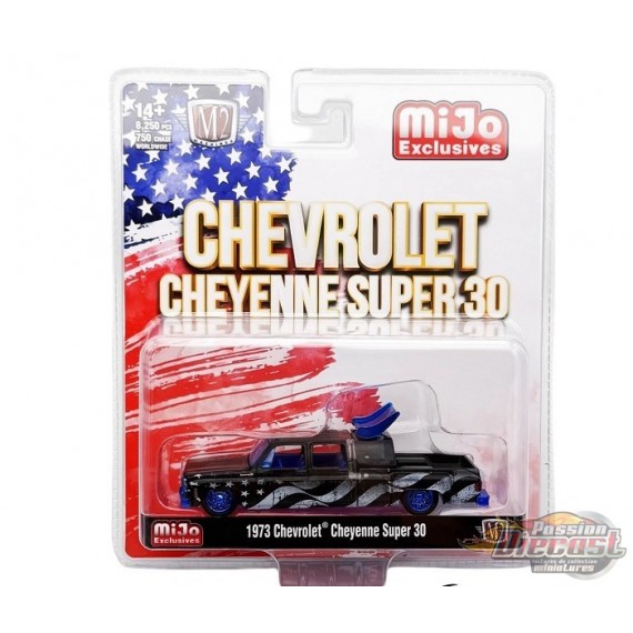 CHASE CAR 1973 Chevrolet Cheyenne Super 30 Stars & Stripes - M2 Machine - 1:64 - 39000-MJS07GR