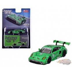 Porsche 911 GT3 R No..80 GTD AO Racing 2023 IMSA Sebring 12 Hrs - Mini GT - 1:64 - MGT00713 Passion Diecast