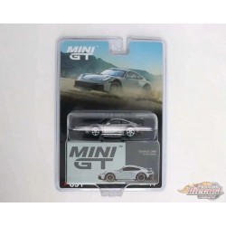 CHASE CAR Porsche 911 Dakar - Gris Glace Métallisé - Mini GT - 1:64 - MGT00891GR Passion Diecast