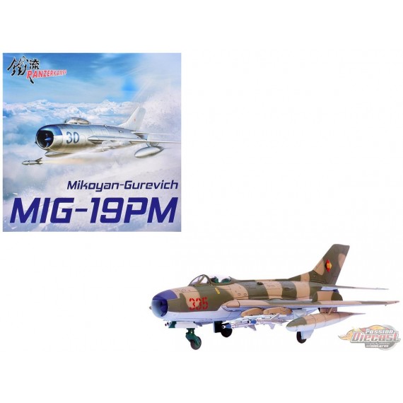 Mikoyan-Gurevich MiG-19PM Farmer-E / East German Air Force, Red 335, Allemagne de l'est - Panzerkampf 1:72 Aircraft 14643PB