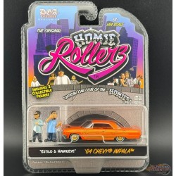 1964 Chevrolet Impala SS Hard Top w/ Estilo & Hawkeye - Homie Rollerz 2025 Series 1 - 1/64 Greenlight - 204871 E