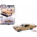 (Preorder) 1968 Dodge Coronet R/T Hardtop in Medium Gold Poly - Auto World - 1/64 - AWSP194 B