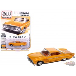 1961 Dodge Phoenix Lowrider in Mango Smoothie Metallic with Lowrider Graphics - Auto World - 1/64 - AWSP195 A