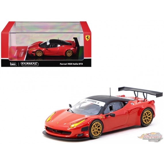 Ferrari 458 Italia GT3 - Red - Tarmac Works - 1/64 - T64R-073-RE