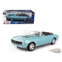 (Preorder) Chevrolet Camaro SS 396 Cabriolet 1967 (Bleu Turquoise) - 1/18 - MAISTO - 31684 BL
