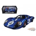 Ford GT MK IV No.4 Blue L. Ruby - D. Hulme 24 Hours of Le Mans (1967) - Shelby Collectibles - 1/18 - SC-426