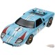 1966 Ford GT 40 MK II RHD (Right Hand Drive) No.1 Light Blue Miles - Shelby Collectibles - 1/18 - SC411