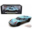 1966 Ford GT-40 MK II No.1 Light Blue Miles - Hulme Le Mans (Dirty Version) - Shelby Collectibles - 1/18 - SC-405