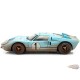 1966 Ford GT-40 MK II No.1 Light Blue Miles - Hulme Le Mans (Dirty Version) - Shelby Collectibles - 1/18 - SC405