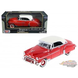 1950 Chevrolet Bel Air Red - Motormax 1/24 - 73268 R Passion Diecast