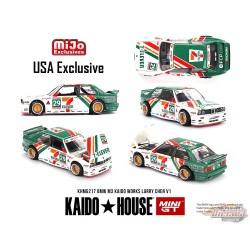 BMW M3 Kaido Works Larry Chen V1 - USA Exclusive - Mini GT & Kaido★House 1/64 - KHMG217 Passion Diecast