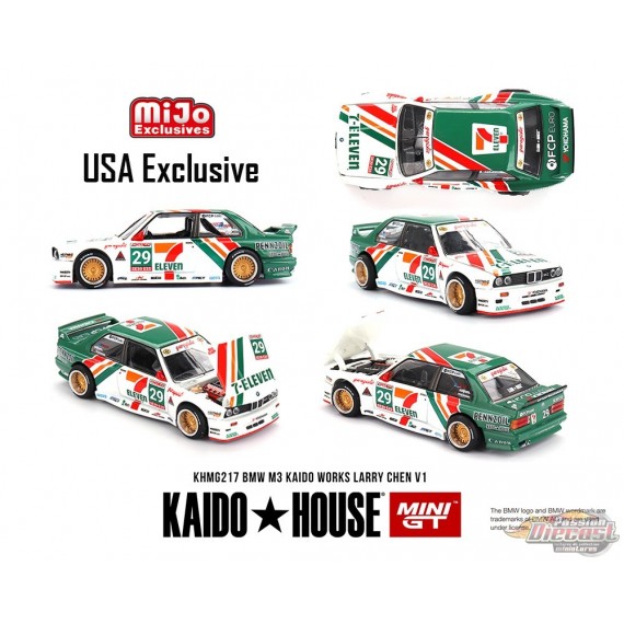 BMW M3 Kaido Works Larry Chen V1 - USA Exclusive - Mini GT & Kaido★House 1/64 - KHMG217 Passion Diecast