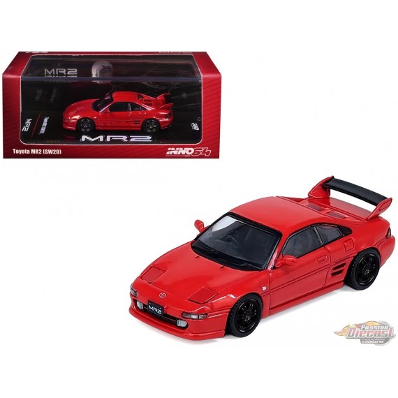Toyota MR2 (SW20) Red - INNO 64 - 1/64 - IN64-MR2SW20-RED