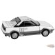 Toyota MR2 MK1 1985 Blanc et Argent Métallisé avec toit ouvrant - Para64 - PA-55365 - Passion Diecast 