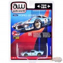 (Preorder) Ford GT40  No.1 Le Mans  1966 bleu clair avec bande  Limité 6000 unité - Auto World - 1/64 - CP7921