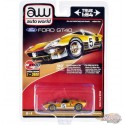 (web only) Ford GT40  No.5  Le Mans 1966 Gold with Graphics  limited to 3600 pcs - Auto World - 1/64 - CP7923
