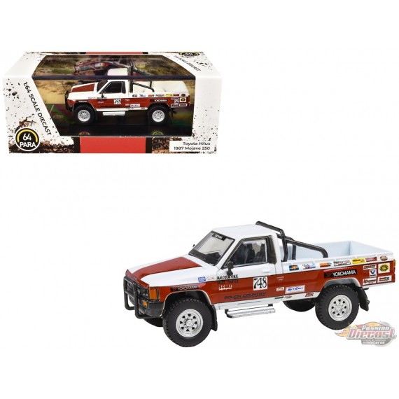 Toyota Hilux Pickup Truck No.748 Malcolm Vinje - Mark Hansen "Mojave 250" (1987) - Para64 - PA-55527 - Passion Diecast 