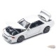 GTR R32 Crystal White - Pop Race 1:64 - PR640157 -  Passion Diecast 