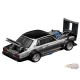 Skyline GT-R V8 Drift "Hakosuka" Silver Chrome with Black Hood and Top - Pop Race 1:64 - PR640330 -  Passion Diecast 