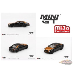 Bentley Flying Spur - Orange Flame / Onyx - Mini GT - 1:64 - MGT00991 Passion Diecast