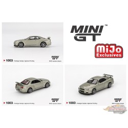 Nissan Skyline GT-R (R34) V-Spec II Nür - Millenium Jade - Mini GT - 1:64 - MGT01003 Passion Diecast