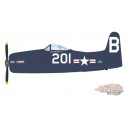 (Preorder)(Free shipping) Grumman F8F-2P Bearcat / , White 201, IWM Duxford, UK, 2014 / SkyMax Flying Heroes 1:72 SM1014