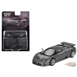 Bugatti EB110 Super Sport - Grigio Scuro - Mini GT - 1:64 - MGT01002 Passion Diecast