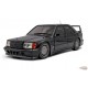 Mercedes-Benz 190 (W201) Evo II - SOLIDO WORKS BLACK - 1990 - Solido - 1/18 - S1801012 - Passion Diecast 