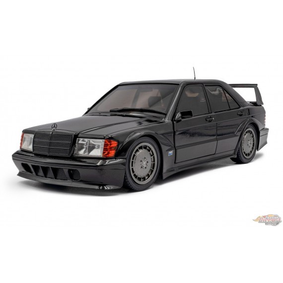 Mercedes-Benz 190 (W201) Evo II - SOLIDO WORKS BLACK - 1990 - Solido - 1/18 - S1801012 - Passion Diecast 