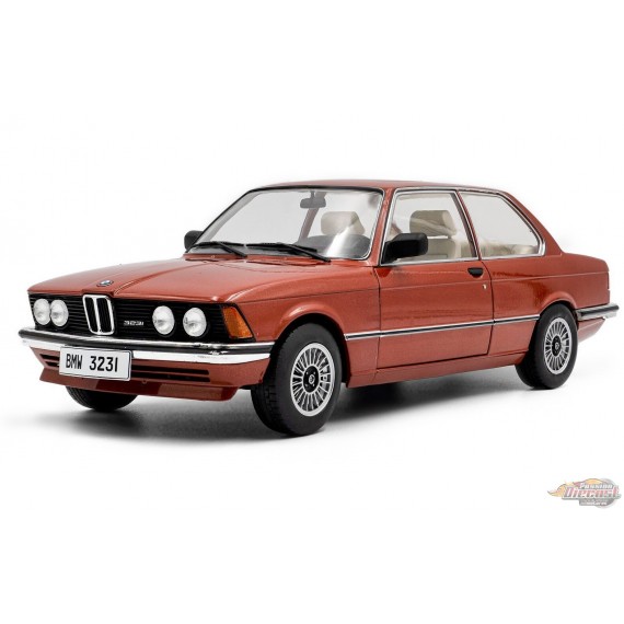 BMW E21 323i - Kastanienrot Metallic - 1980 - Solido - 1/18 - S1812802 - Passion Diecast 
