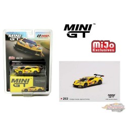 Chevrolet Corvette C8.R No.3 2020 IMSA 24 Hr Daytona - Jaune - Mijo Exclusive USA -  MINI GT 1:64 - MGT00253 - Passion Diecast 