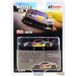Chevrolet Corvette C8.R no.4 2020 IMSA 24 Hr Daytona Grey - Mijo Exclusive USA -  MINI GT 1:64 - MGT00254
