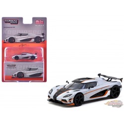 Koenigsegg Agera RS - Argent lunaire / Noir - Tarmac Works - 1/64 - T64G-TL005-MS