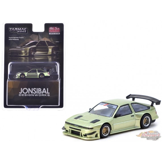 Toyota Sprinter Trueno AE86 Widebody Green JONSIBAL Designworks - Tarmac Works - 1/64 - T64G-060-GR Passion Diecast