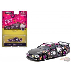Vertex Nissan Silvia S14 Hello Kitty Special - Noir Chrome - Tarmac Works - 1/64 - T64G-018-HK Passion Diecast