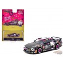 (Preorder) Vertex Nissan Silvia S14 Hello Kitty Special - Black Chrome - Tarmac Works - 1/64 - T64G-018-HK